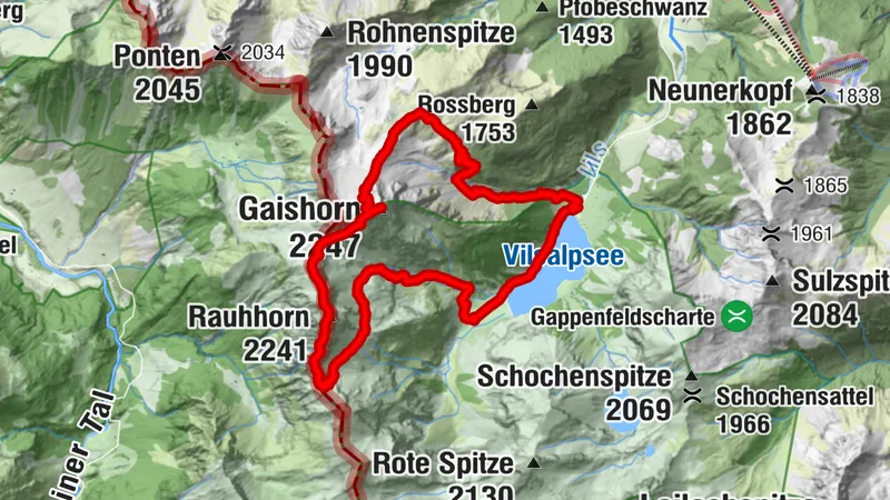 Vilsalpsee-Gaishorn-Rauhorn