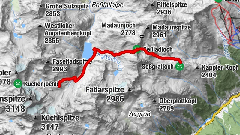 Nils Holgersson - Tag 4 (Alternativroute offiziell aus dem DAV Dokument)