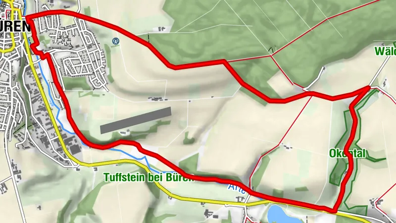 Büren | Wanderweg BÜ2 "Waldschule"