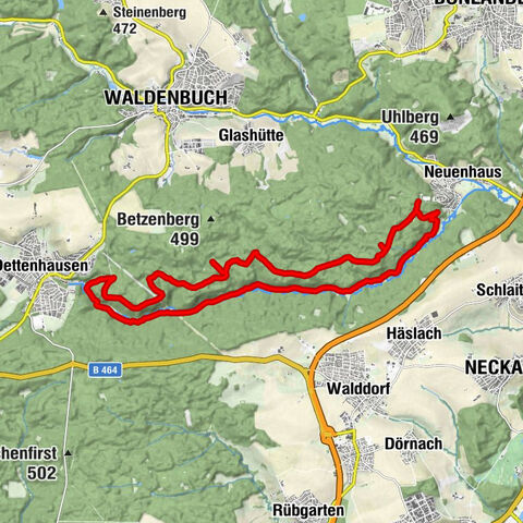 Von Häfner nach Dettenhausen und zurück Aichtal, Deutschland