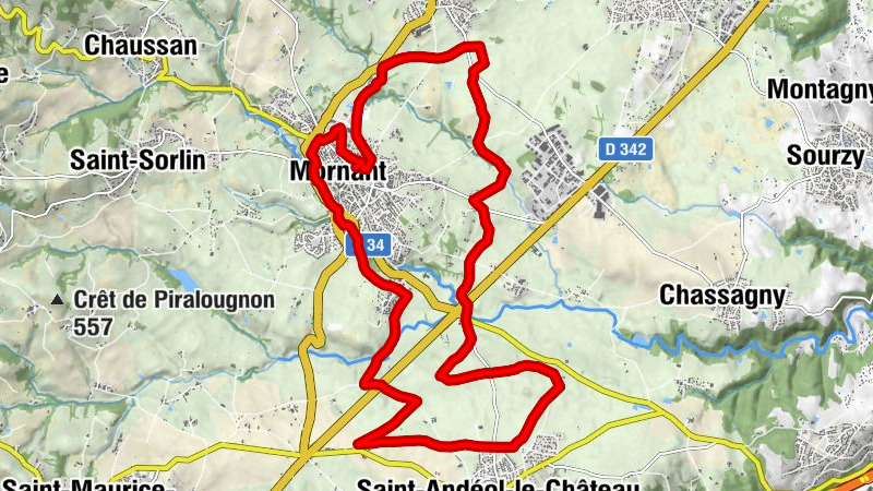 Mountainbike-Strecke 156 – Große Runde über das Plateau