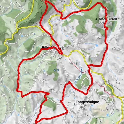 Circuit VTT n°102 noir  : La Milotte