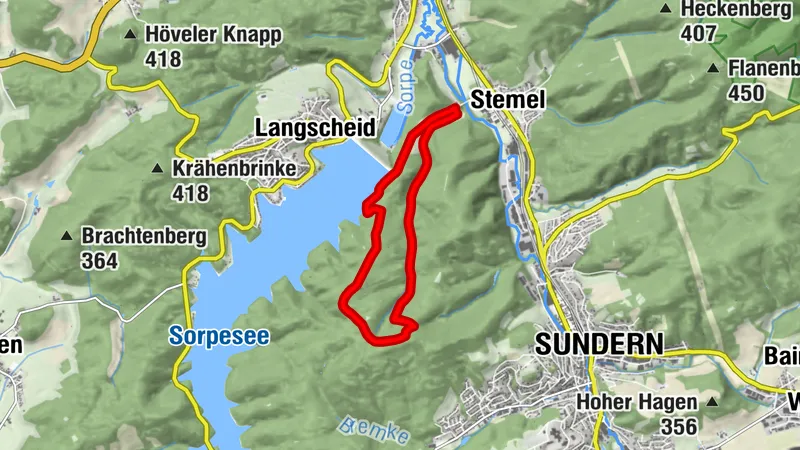 Stemel-Sorpeseehöhenweg
