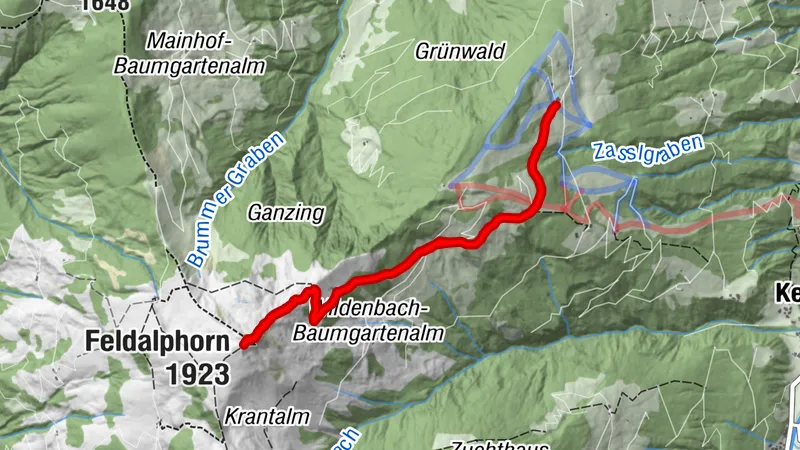 Feldalphorn über Haag Alm