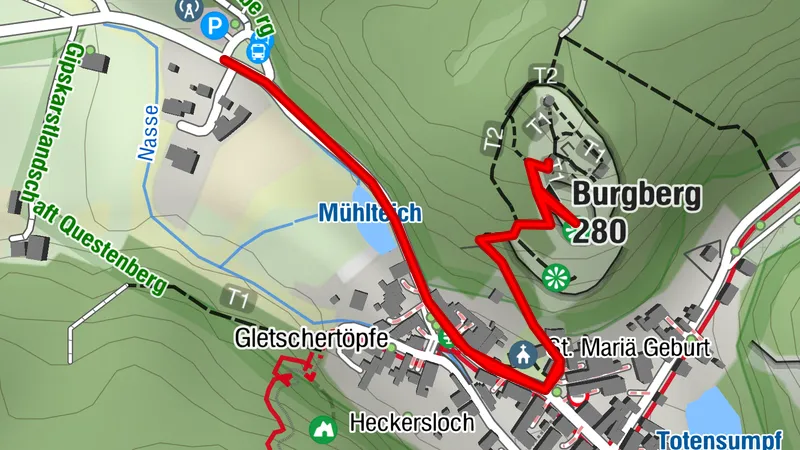 Wanderempfehlung  Zur Questenburg