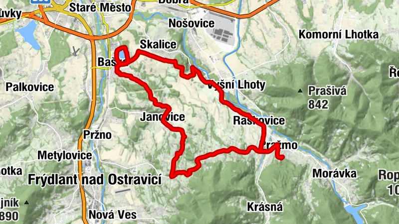 Pražmo-Skalice-Baška-Janovice