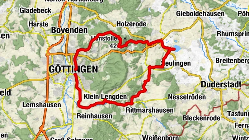 Von Göttingen zum Seeburger See und durchs Weisswassertal