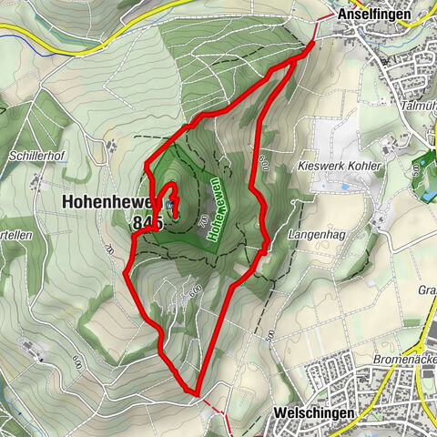 "Hegauer Kegelspiel" Hewensteig