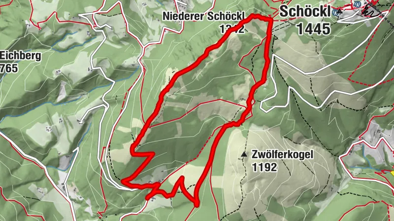 Steingraben, Johann-Waller-Hütte, Niederschöckl