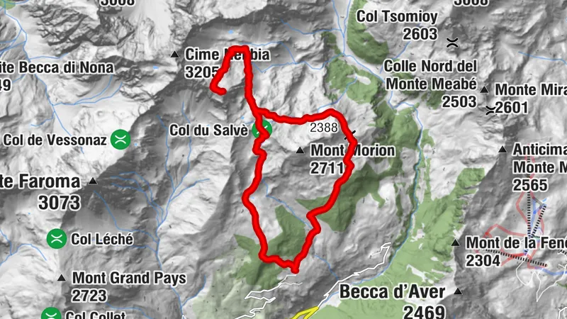 Nus, Valle d'Aosta, Becca di Fontaney