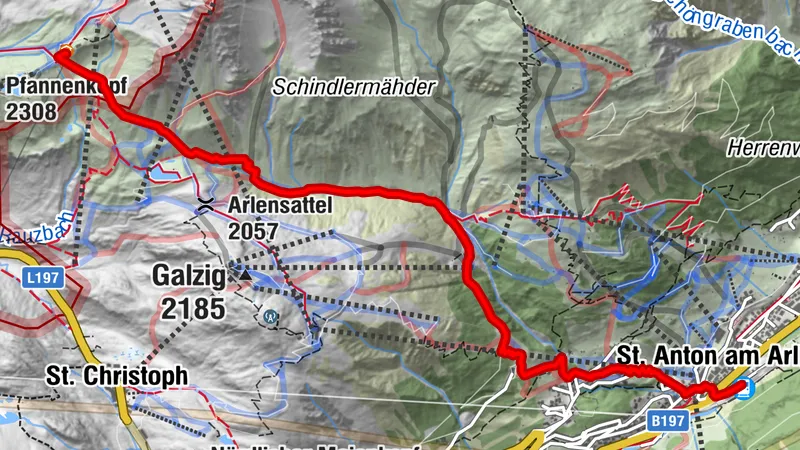 1. St. Anton - Ulmer Hütte