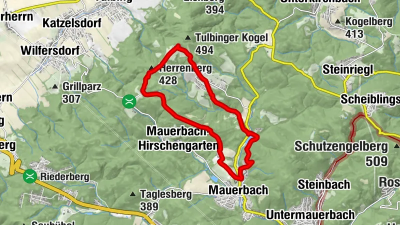 Kartausen Mauerbach - Tulbinger Kogel Runde