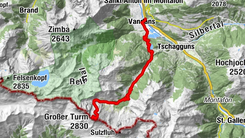 Bike and Hike Vandans-Drei Türme