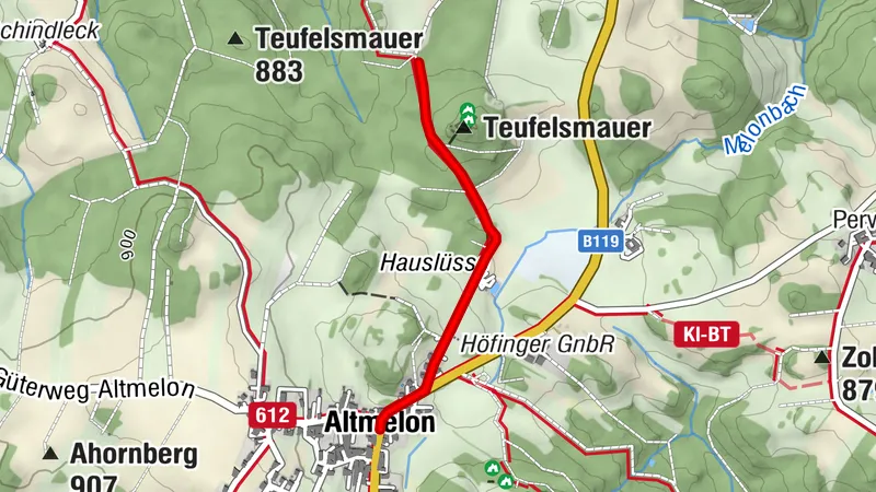 Teufelsmauerweg