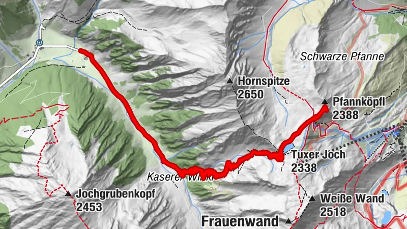 Schmirn, Kasern Tuxerjoch