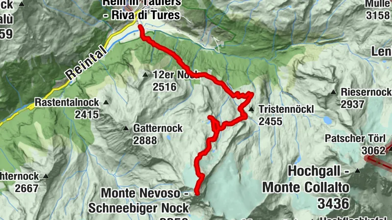 Rein in Taufers, Scheebigen Nock