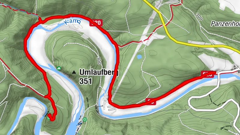 Beim Umlaufberg zum Öden Schloss