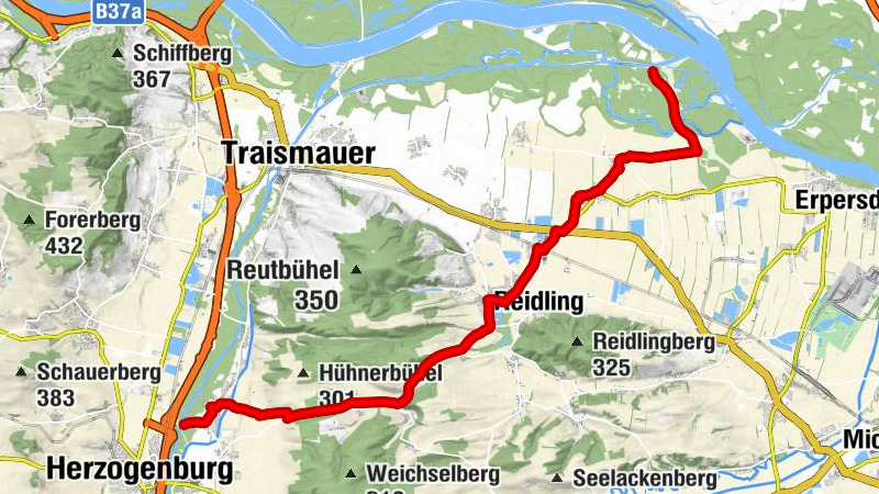 Traisen-Donau-Radroute