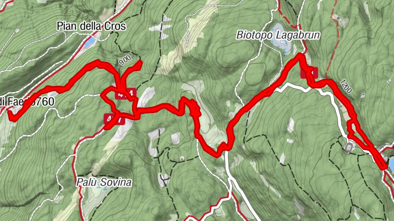 Faedo Pineta - Lago Santo