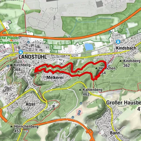 Von Burg Nanstein zum Kindsbacher Bärenloch