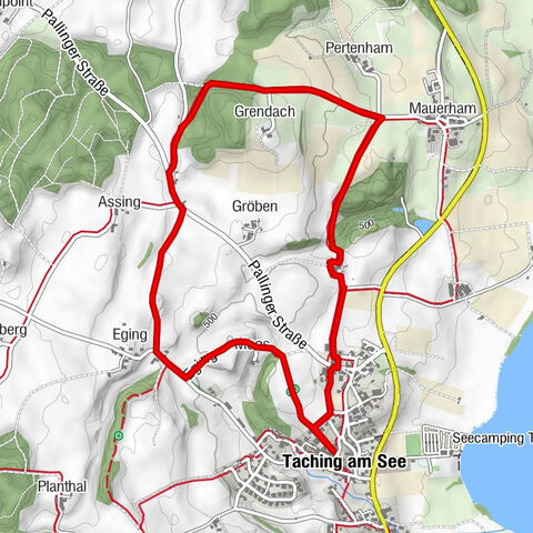 Seeblickwanderweg Taching