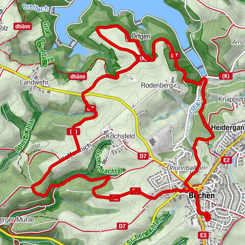 Eselsrunde gross Bechen