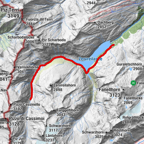 Zerfreila - Lampertschalp - Läntahütte SAC - Zerfreila