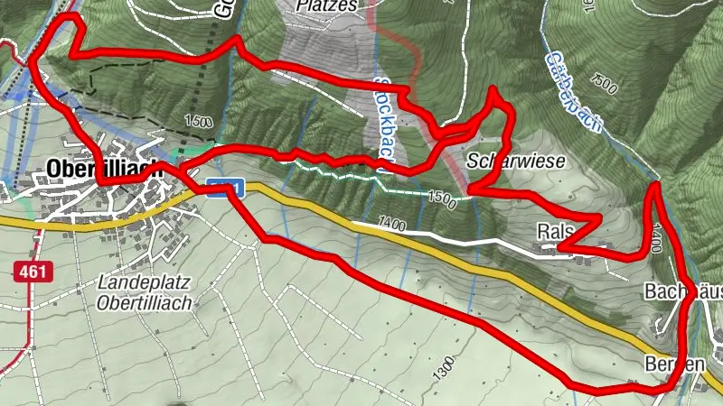Obertilliach-Bergen-Rals-Höhenweg-Obertilliach