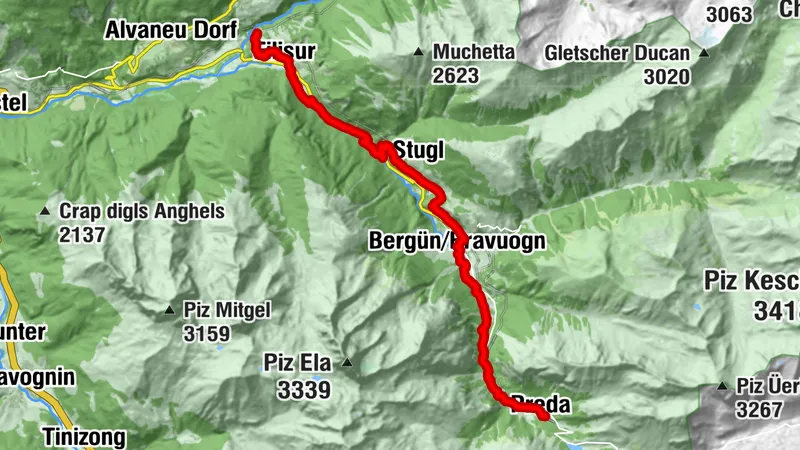 Bahnerlebnisweg Albula