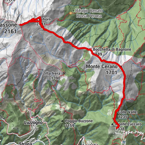 Alpe Quaggione - Monte Massone - Alpe Quaggione