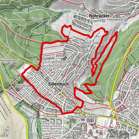 Höhenweg Sillenbuch und Bußbachtal