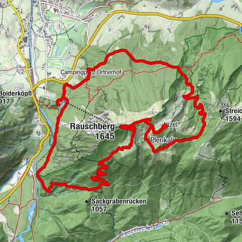 Rauschberg Rundwanderung über Sackgrabensteig