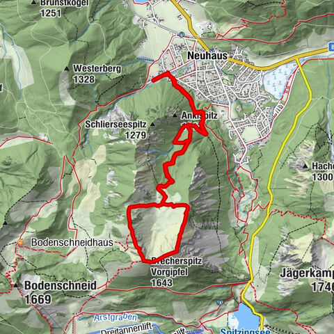 Brecherspitz-Runde auf dem Normalweg Schliersee, Bayern