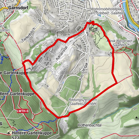 Terrainkurweg Saalfeld - Nr. 5
