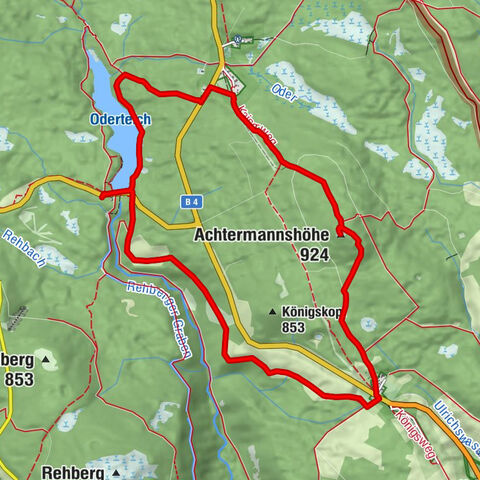 vom Oderteich zur Achtermannshöhe