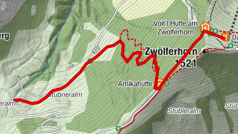 Lichteneggersteig / Zwölferhorn