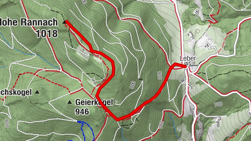 Wald- und Wiesenwanderung auf die Hohe Rannach