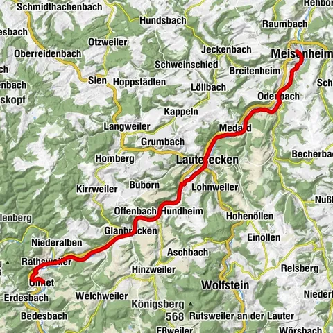 Glan-Blies-Radweg - Etappe 4 (Ulmet - Meisenheim)