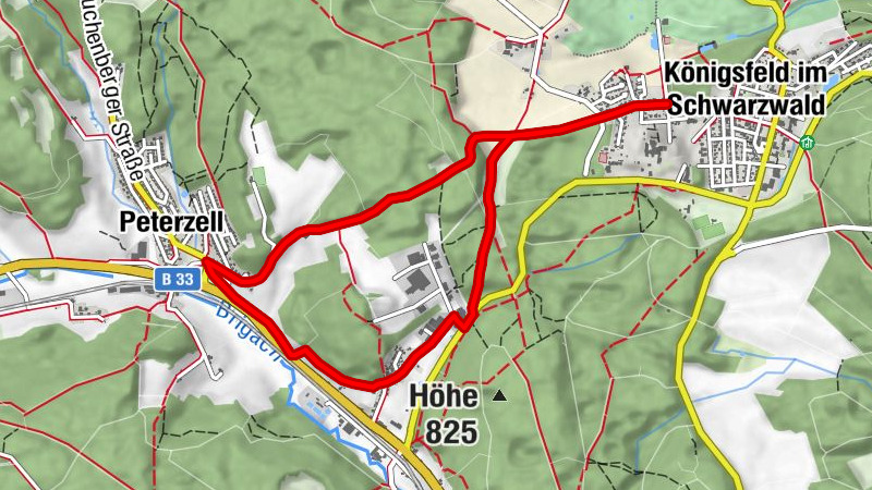 Barrierefreie Wanderung von Peterzell nach Königsfeld