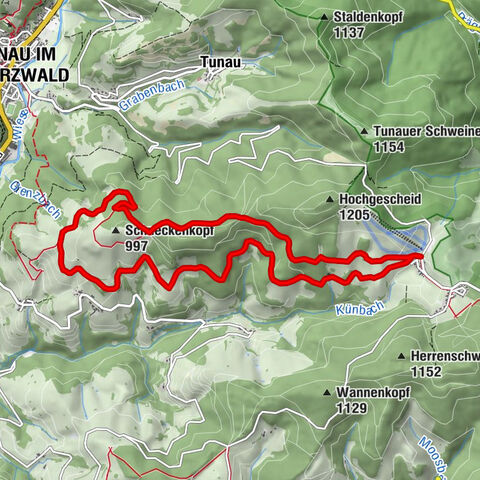 Herrenschwand - Holzer Kreuz - Herrenschwand