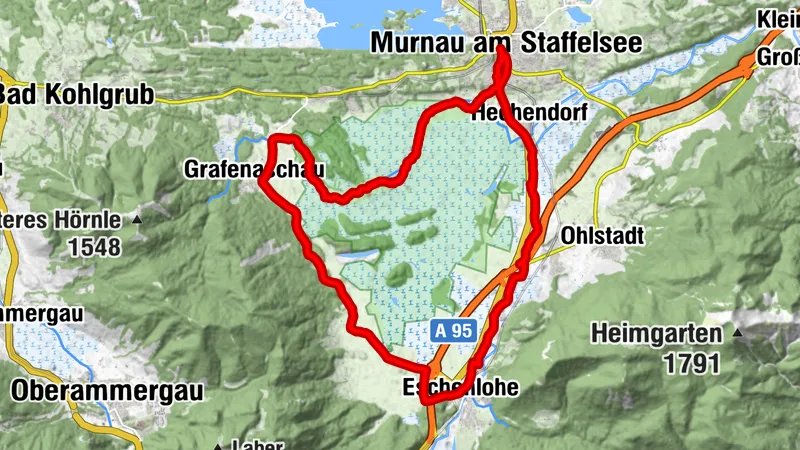 Radtour - Durchs Murnauer Moos
