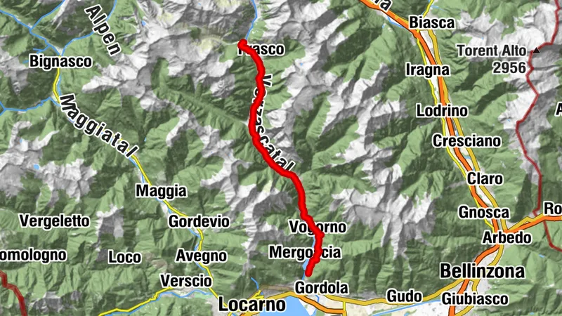 Verzasca-Tal-Weg