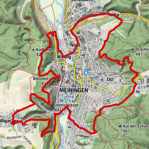 Rundwanderung - Ringweg Meiningen - Werratal