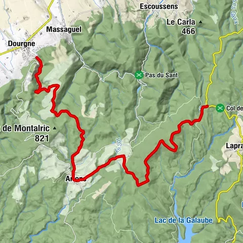 Tour du Tarn zu Pferd : Escoussens / Dourgne