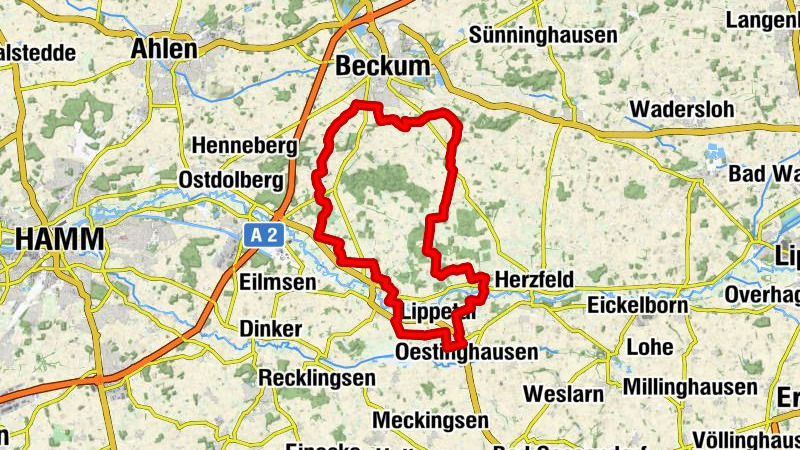 Vom Lippetal in die Beckumer Berge