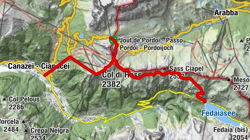 Etappe 1 Dolomiti Trek King Short Experience - Viel dal Pan
